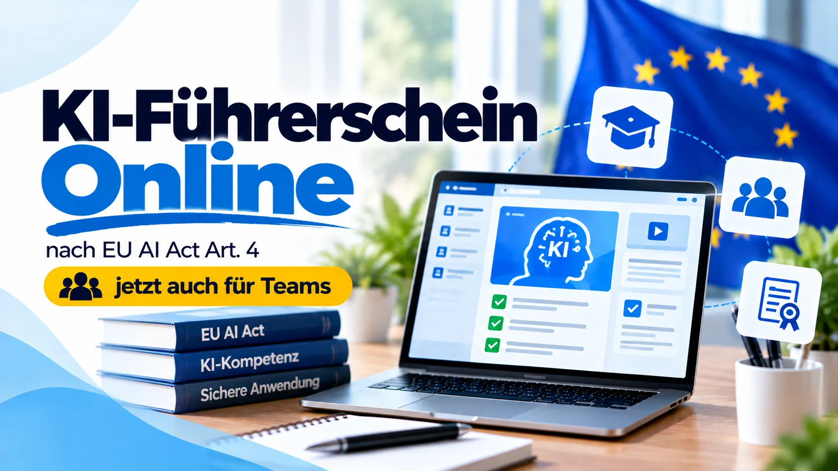 KI-Führerschein jetzt auch für Teams